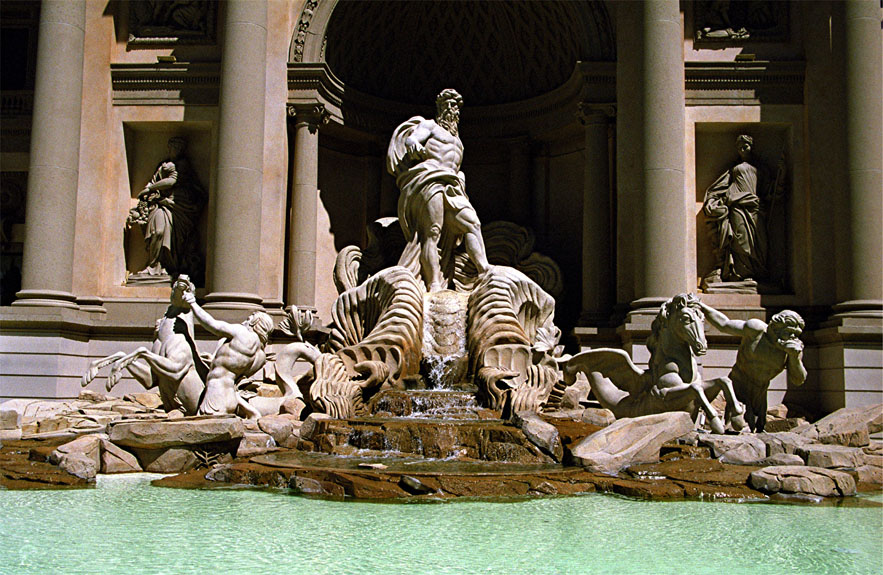 LV - Fountain Outside Caesar's Palace 1 (Neg)